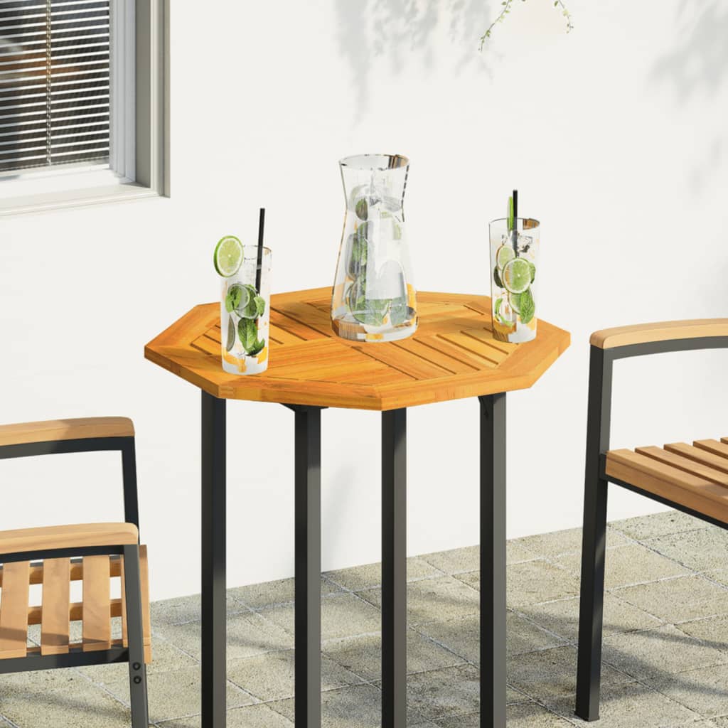 Vidaxl tafelblad achthoekig 60x60x2 cm massief acaciahout