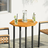 Vidaxl tafelblad achthoekig 60x60x2 cm massief acaciahout