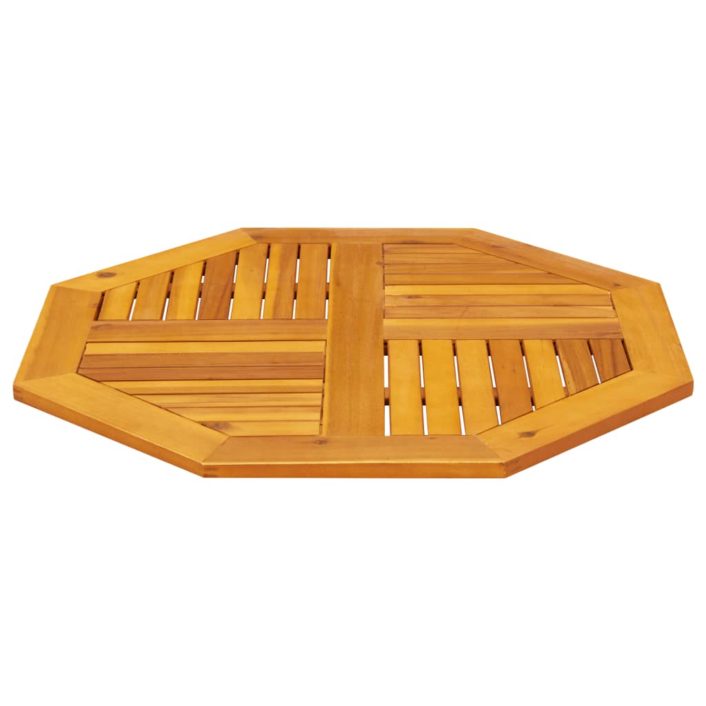Vidaxl tafelblad achthoekig 80x80x2,2 cm massief acaciahout