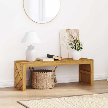 Vidaxl salontafel 110x35x38 cm massief teakhout