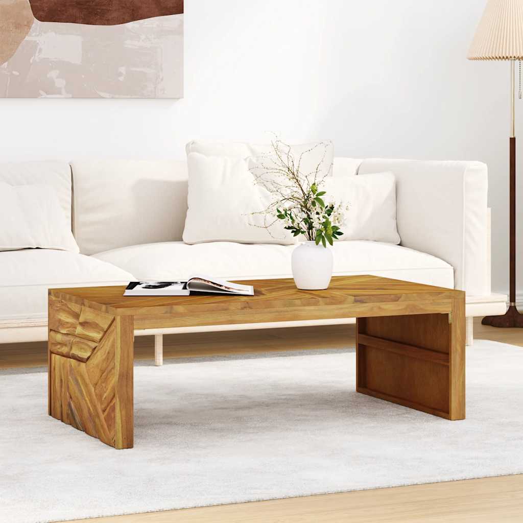 Vidaxl wandtafel 110x60x38 cm massief teakhout