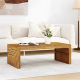 Vidaxl wandtafel 110x60x38 cm massief teakhout