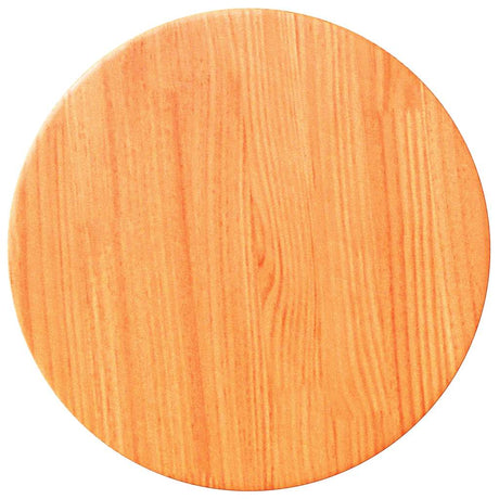 Vidaxl tafelblad rond ø30x2,5 cm massief grenenhout wasbruin