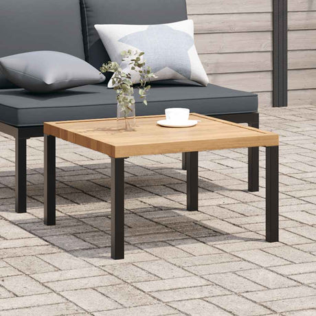 Vidaxl tuintafel 65x65x40 cm aluminium zwart