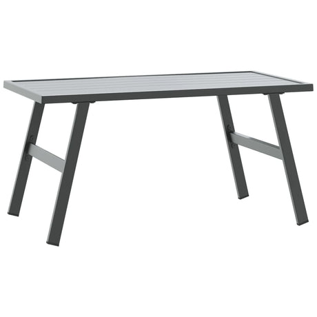 Vidaxl tuintafeltje 90x45x35 cm gepoedercoat staal zwart