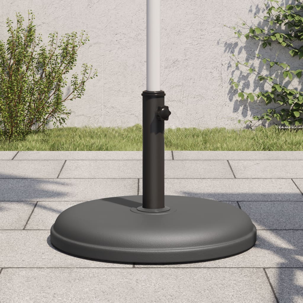 Vidaxl parasolvoet voor stokken van ø32 35 38 mm 15 kg rond