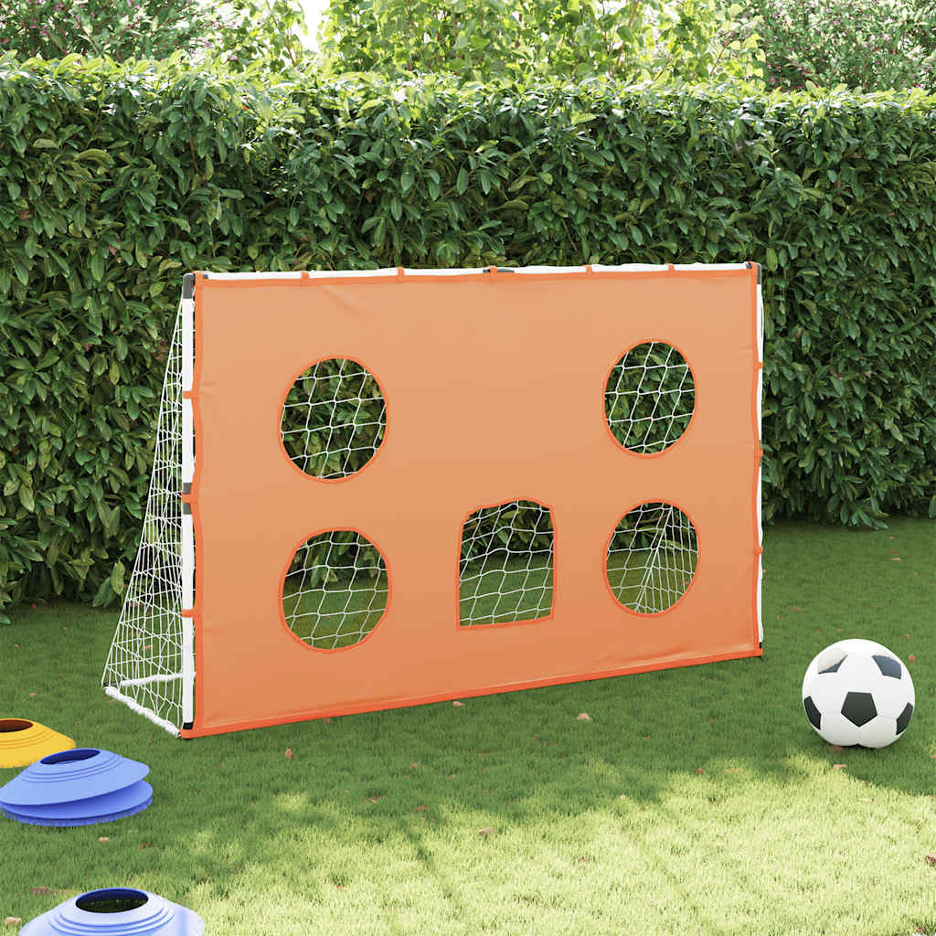 Vidaxl Children's Football -mål med målmatte og ball 182x62x118 cm