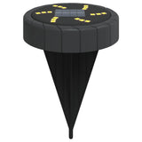 Vidaxl grondlampen 4 st solar met grondpennen warmwit