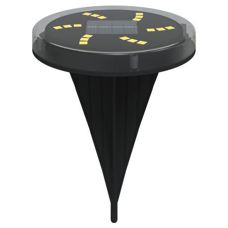 Vidaxl grondlampen 4 st solar met grondpennen warmwit