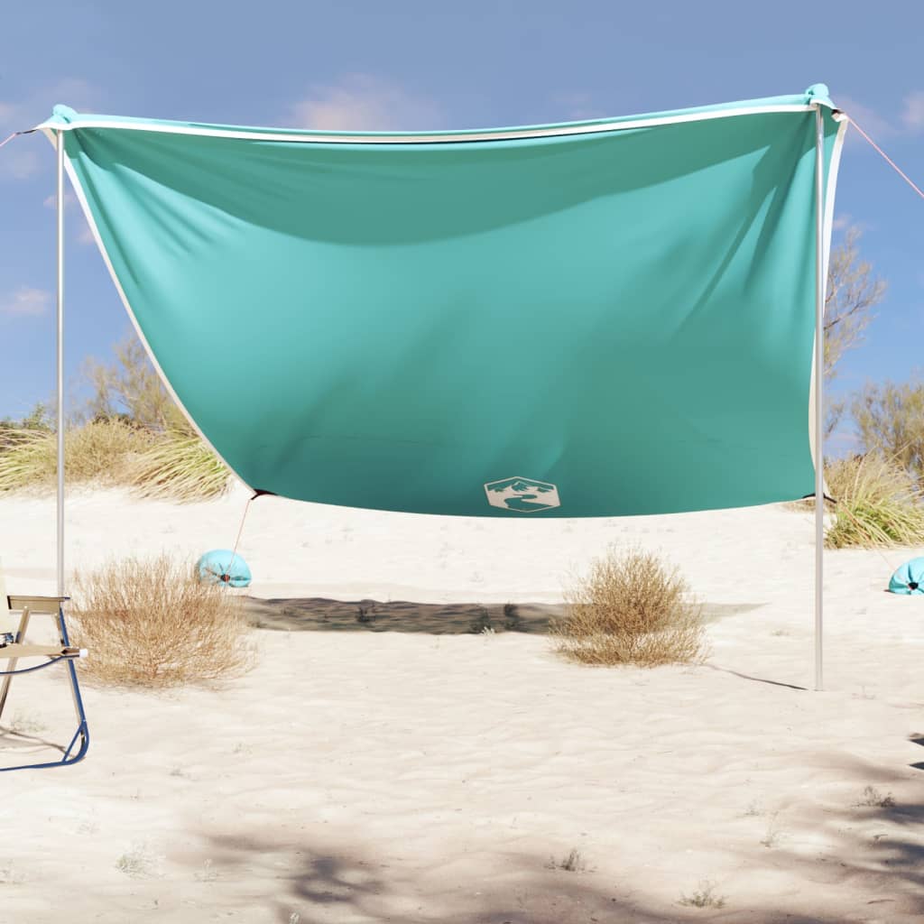 Vidaxl Beach Skjul med sandanker 304x300 cm grøn