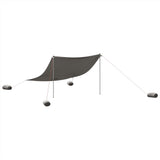 Vidaxl Beach Canopy con anclajes de arena de 304x300 cm de gris