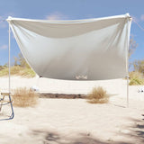 Vidaxl Beach auvent avec ancres de sable 304x300 cm gris