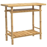 Vidaxl wandtafel 90x37x75 cm bamboe