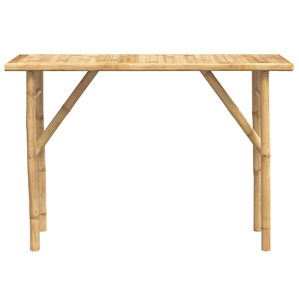 Vidaxl wandtafel 115x39x75 cm bamboe