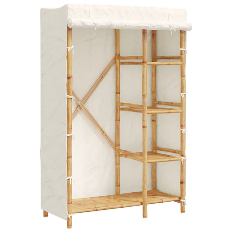 Vidaxl kledingkast 110x45x170 cm bamboe