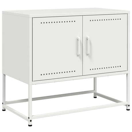 Vidaxl tv-meubel 68,5x39x60,5 cm staal wit