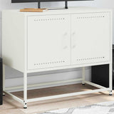 Vidaxl tv-meubel 68,5x39x60,5 cm staal wit