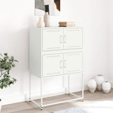 Vidaxl dressoir 68,5x38,5x107 cm staal wit