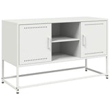 Vidaxl tv-meubel 100,5x39x60,5 cm staal wit