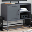 Vidaxl tv-meubel 68x39x60,5 cm staal antracietkleurig