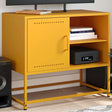 Vidaxl tv-meubel 68x39x60,5 cm staal mosterdgeel