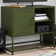 Vidaxl tv-meubel 68x39x60,5 cm staal olijfgroen