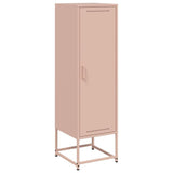Vidaxl hoge kast 36x39x123 cm staal roze