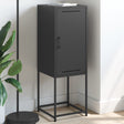 Vidaxl hoge kast 36x39x107 cm staal zwart