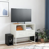Vidaxl tv-meubel 68x39x60,5 cm staal wit