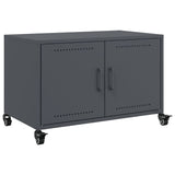 Vidaxl tv-meubel 68x39x43,5 cm staal antracietkleurig