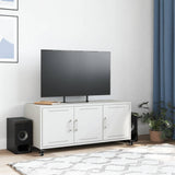 Vidaxl tv-meubel 100,5x39x43,5 cm staal wit