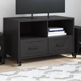 Vidaxl tv-meubel 68x39x43,5 cm staal zwart