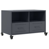 Vidaxl tv-meubel 68x39x43,5 cm staal antracietkleurig