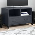 Vidaxl tv-meubel 68x39x43,5 cm staal antracietkleurig