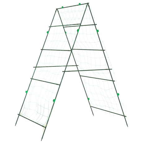 Vidaxl plantenklimrek a-frame 99x90x175,5 cm staal