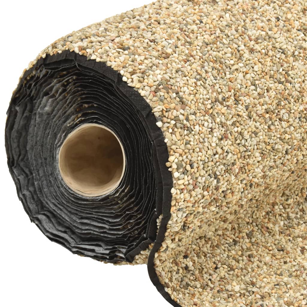 Vidaxl grindfolie 500x100 cm natuurlijk zandkleurig
