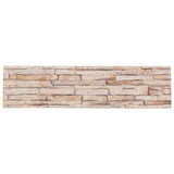 Vidaxl Wall panels 14 st 3D 100x25 cm EPS Brown