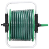Vidaxl slanghaspel vrijstaand met 20 m slang pvc groen
