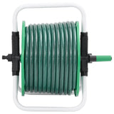 Vidaxl slanghaspel vrijstaand met 50 m slang pvc groen