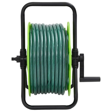 Vidaxl slanghaspel met slangkoppelset 0,5 20 m vrijstaand pvc groen