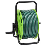 Vidaxl slanghaspel met slangkoppelset 0,5 20 m vrijstaand pvc groen