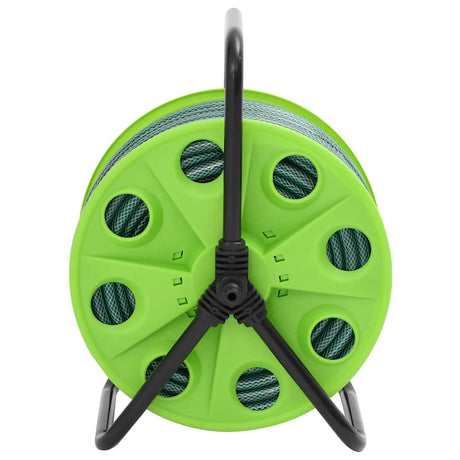 Vidaxl slanghaspel met slangkoppelset 0,5 30 m vrijstaand pvc groen