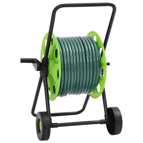 Vidaxl slanghaspelkar en slangkoppelset 0,5 vrijstaand 30 m pvc groen