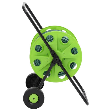 Vidaxl slanghaspelkar en slangkoppelset 0,75 staand 30 m pvc groen