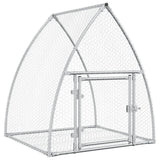 Vidaxl konijnenhok 105x100x120 cm gegalvaniseerd staal zilverkleurig