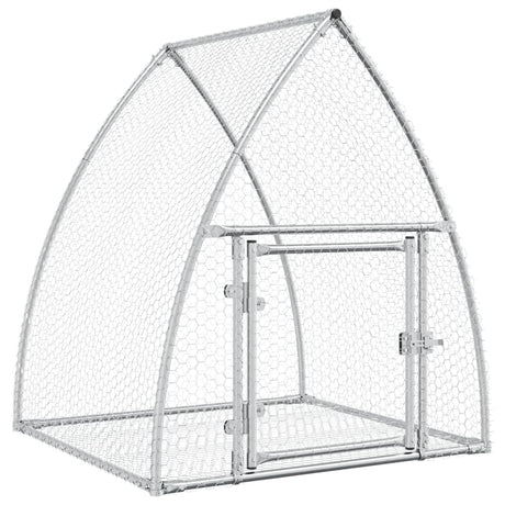 Vidaxl konijnenhok 105x100x120 cm gegalvaniseerd staal zilverkleurig