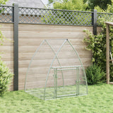 Vidaxl konijnenhok 105x100x120 cm gegalvaniseerd staal zilverkleurig