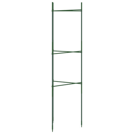 Vidaxl tomatenkooien 8 st 116 cm staal en polypropeen