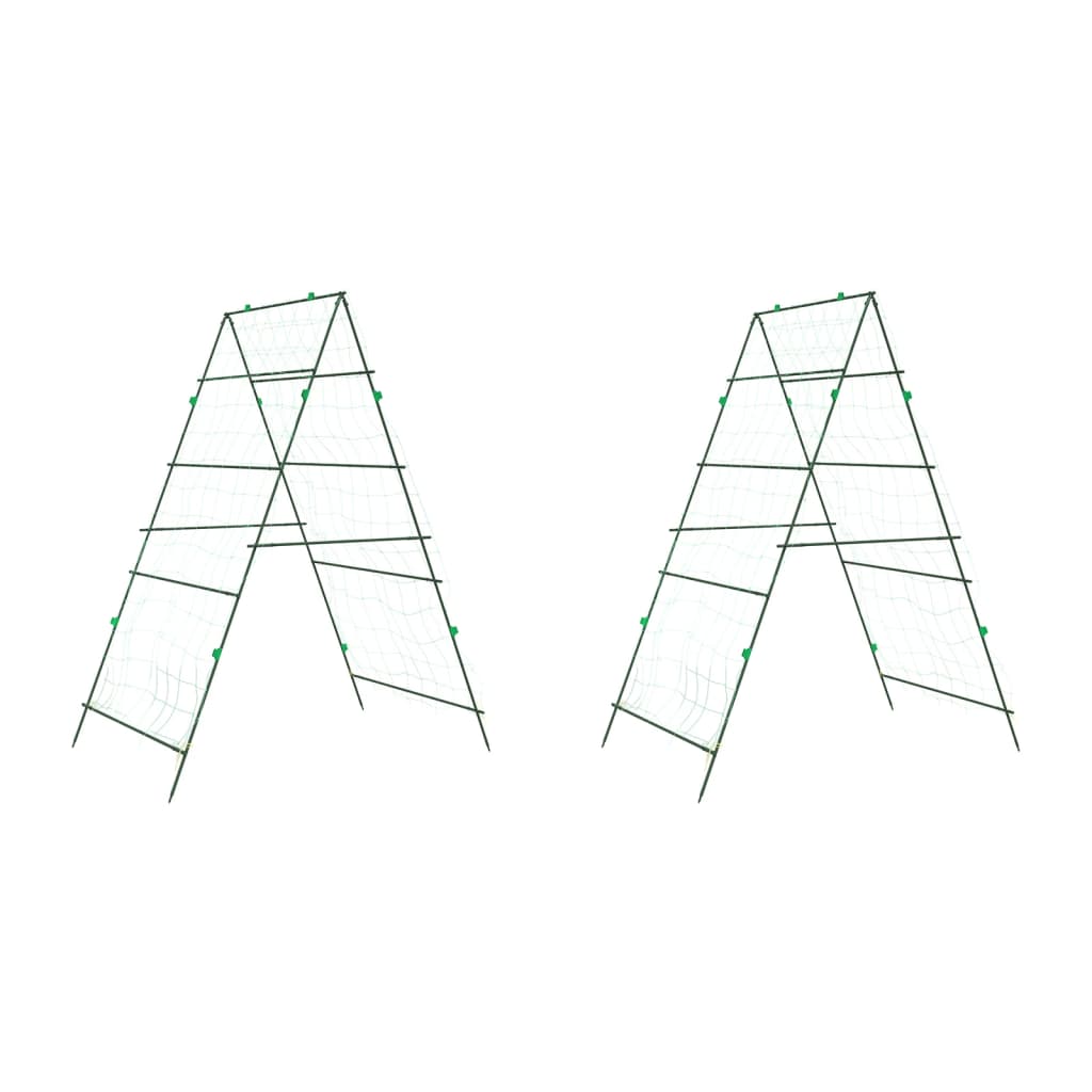 Vidaxl Plant Climbing Racks 2 PCS A-Frame Steel