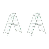 Vidaxl Plant Climbing Racks 2 PCS A-Frame Steel